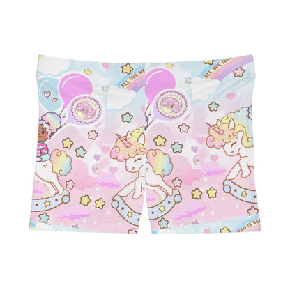 lulu the unicorn Women's Shorts (AOP)