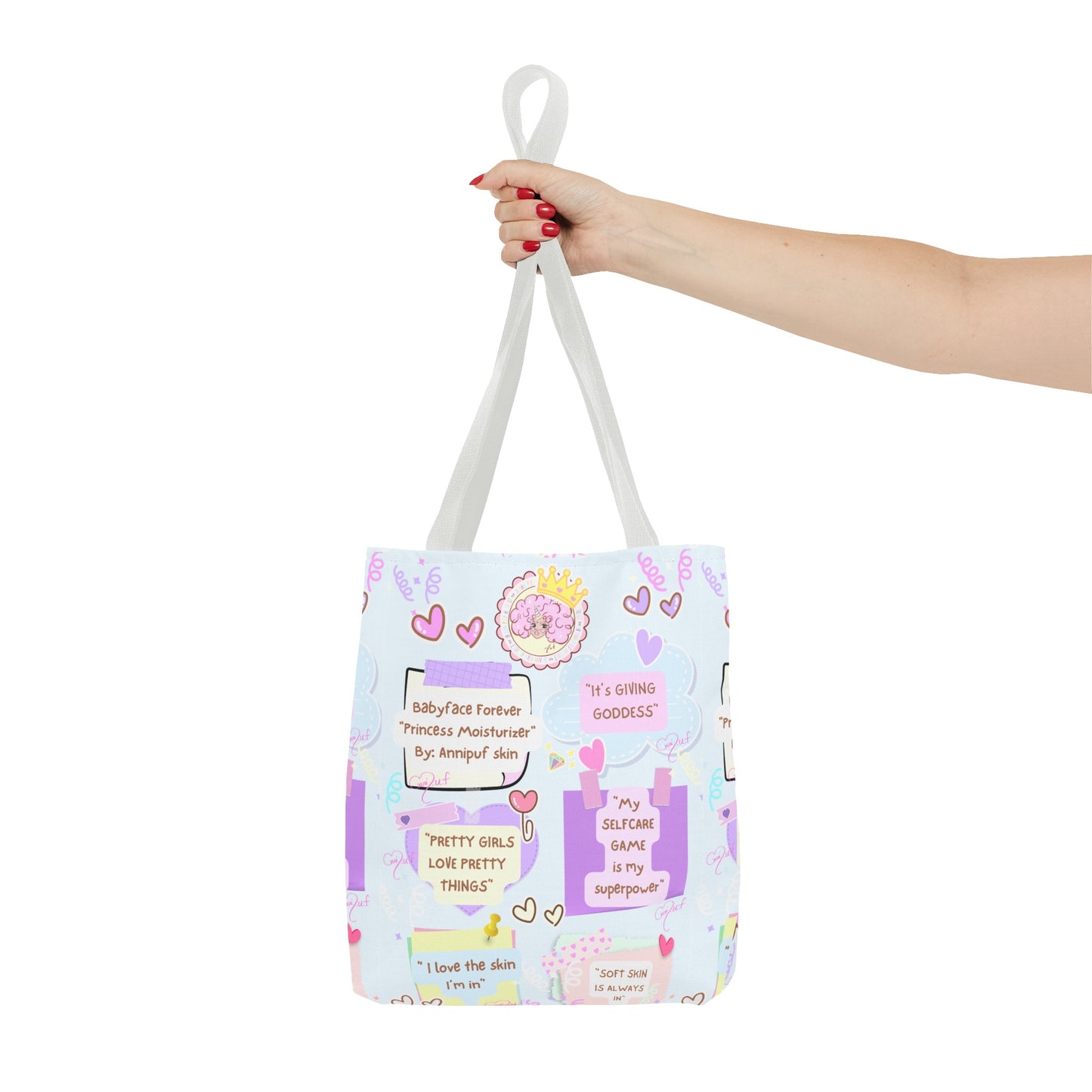 All we need is self-love Annipuf Tote Bag (AOP)