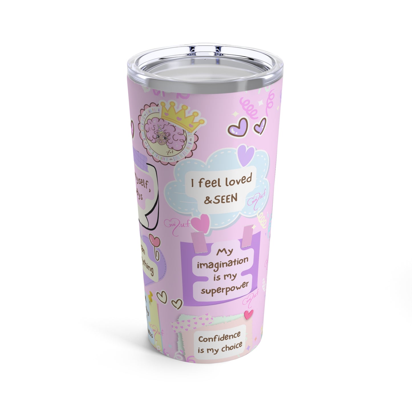 Tumbler 20oz affirmation collection (Annipuf Summer)