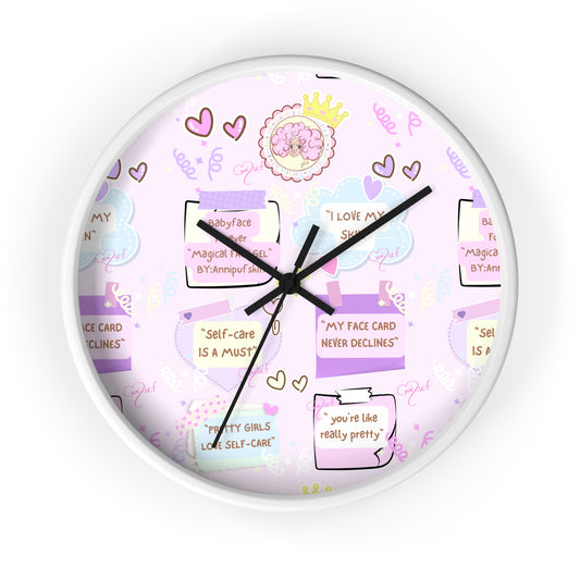 Wall Clock w/ affirmations (gifts)