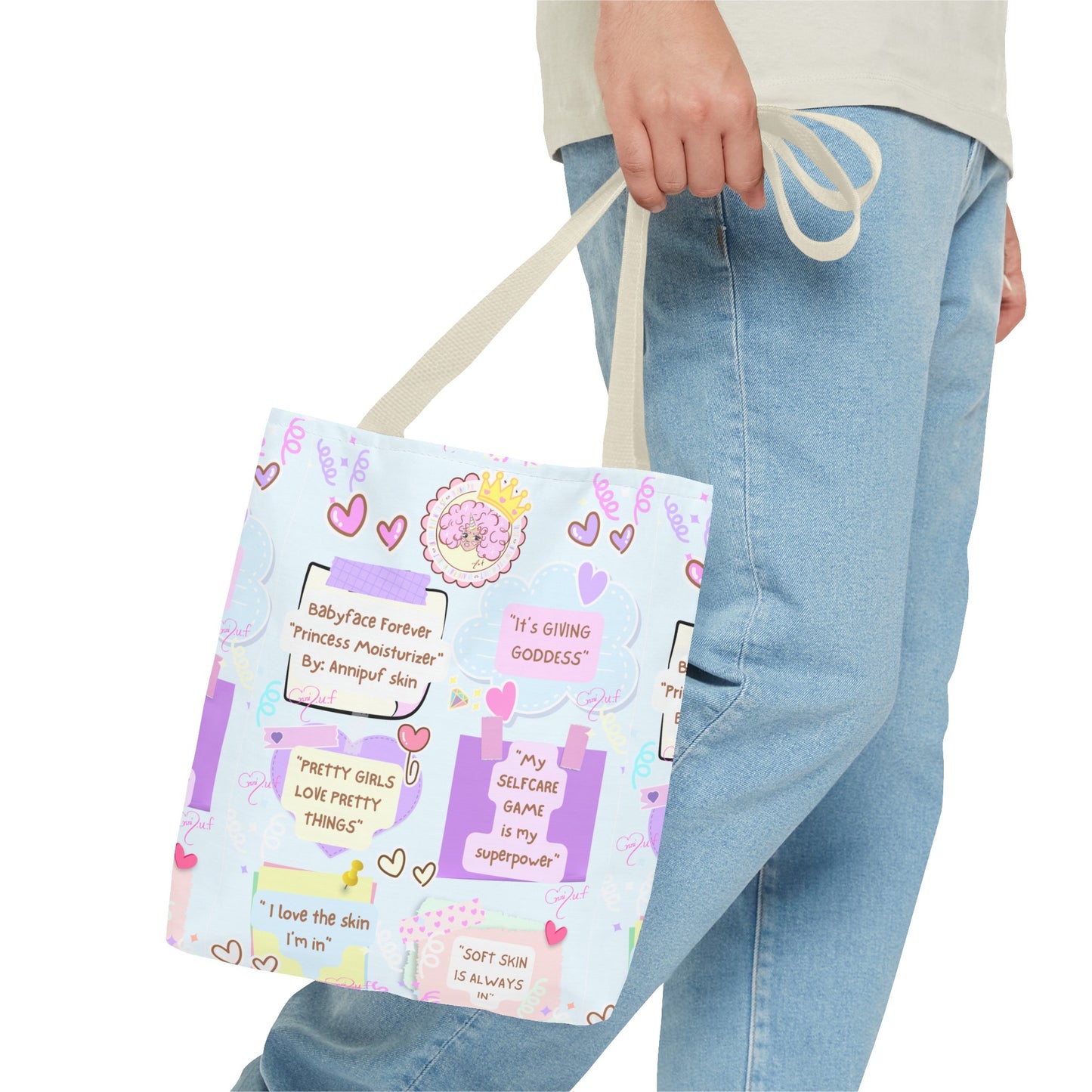 All we need is self-love Annipuf Tote Bag (AOP)