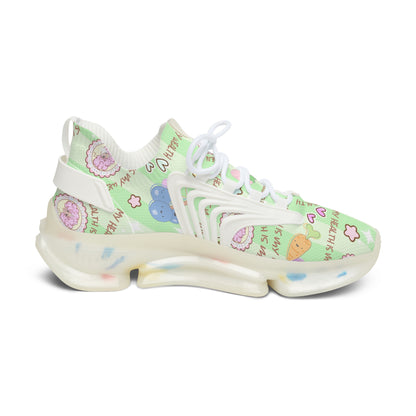 Annipuf's "Get in shape Unicorn" Women's Mesh Sneakers(AP Health)