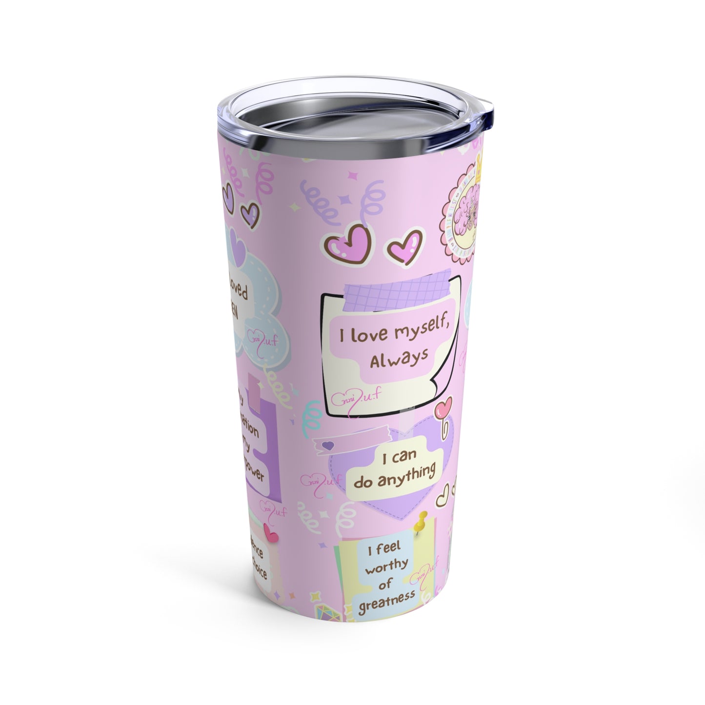 Tumbler 20oz affirmation collection (Annipuf Summer)