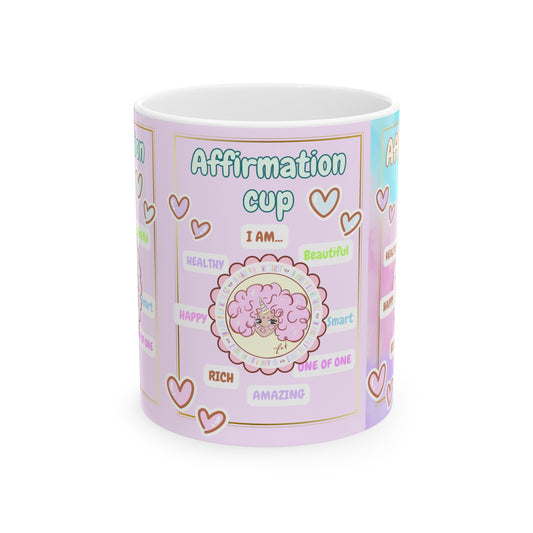 Annipuf magical affirmation Ceramic Mug, (11oz, 15oz)