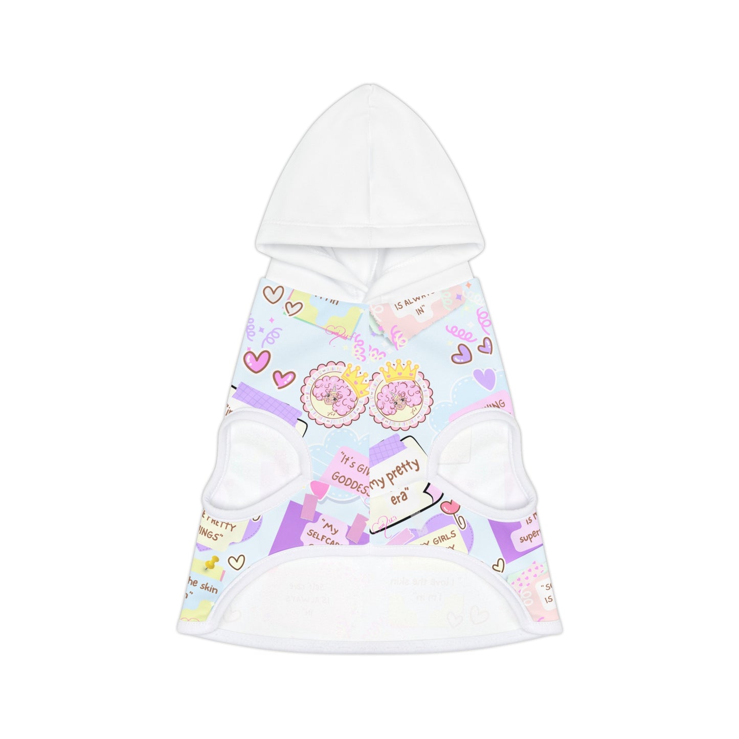 Kawaii Pet Hoodie daily affirmations (pet gifts)