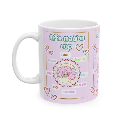 Annipuf magical affirmation Ceramic Mug, (11oz, 15oz)