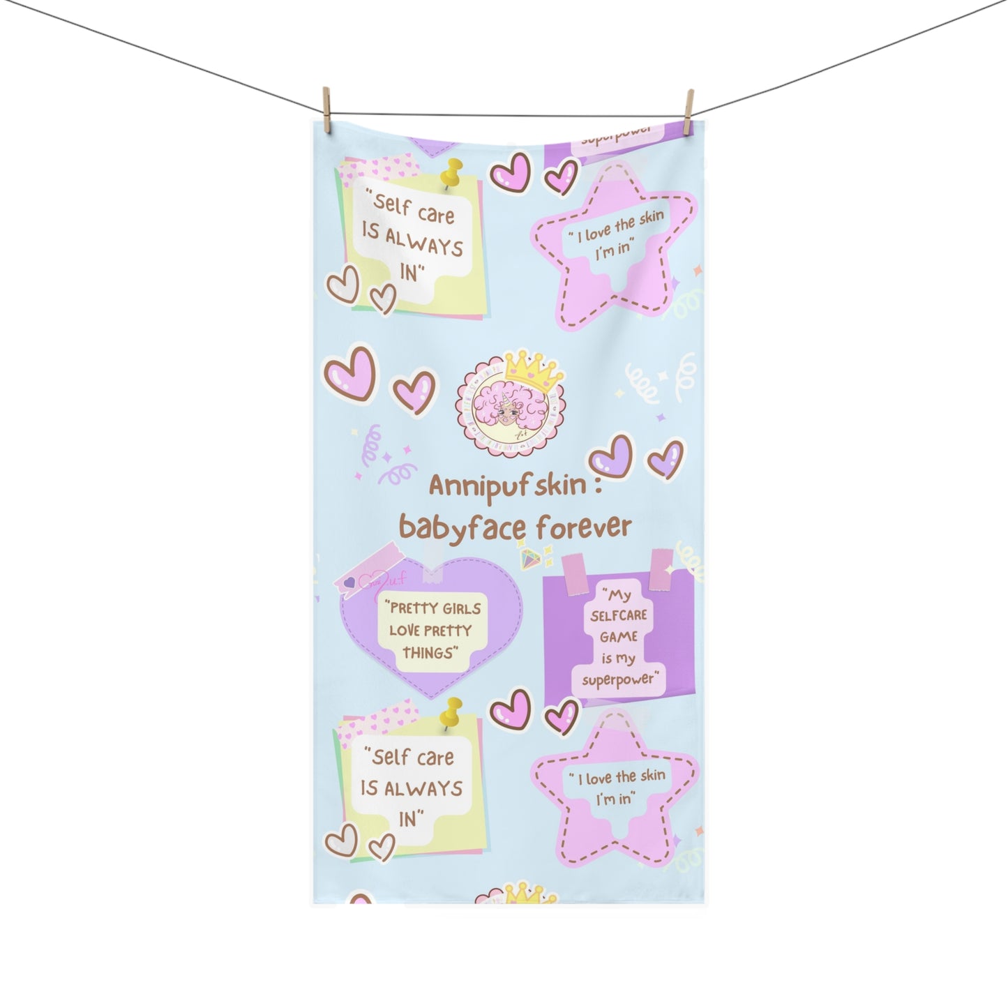 Annipuf Affirmation Mink-Cotton Towel