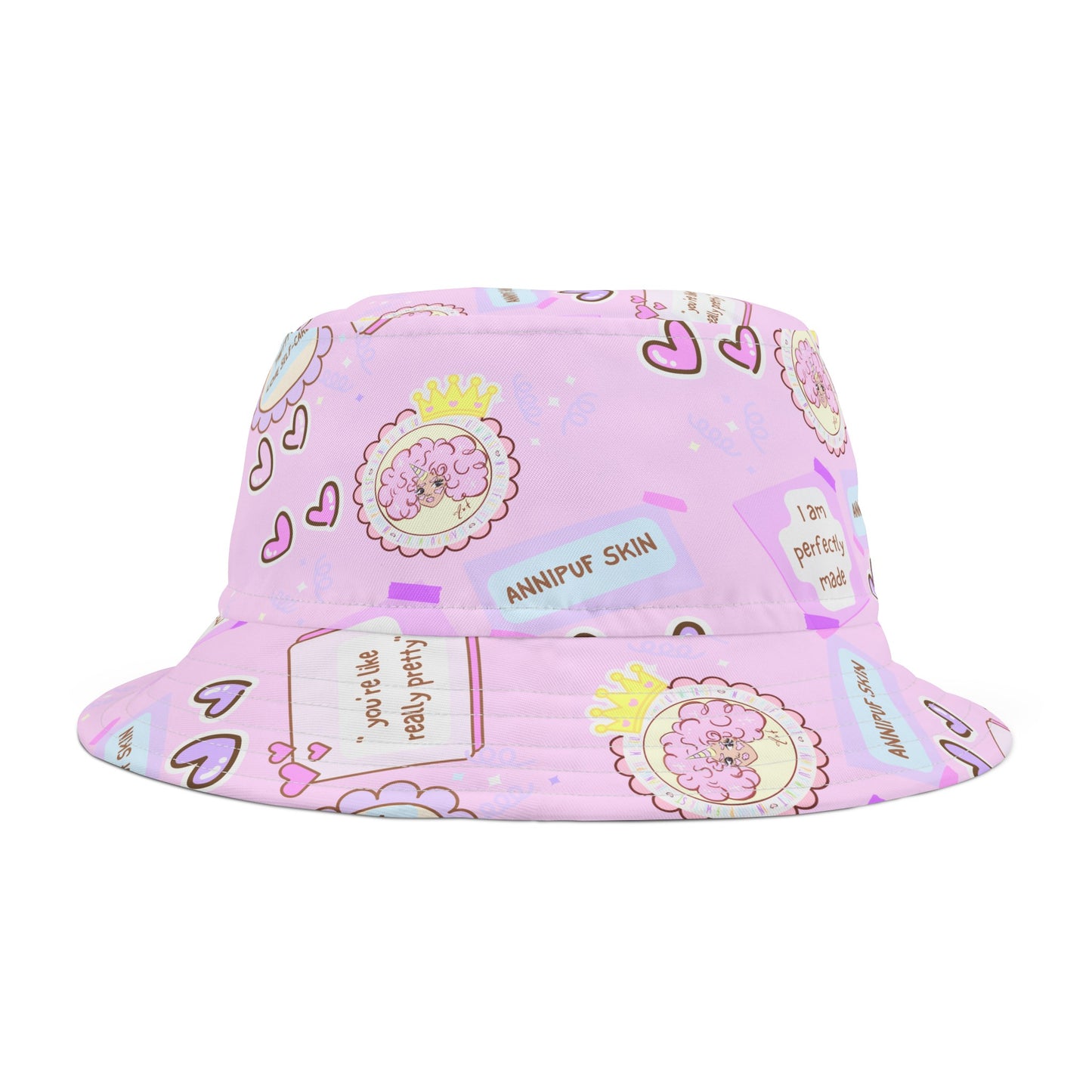 Kawaii Annipuf Bucket Hat (AOP)