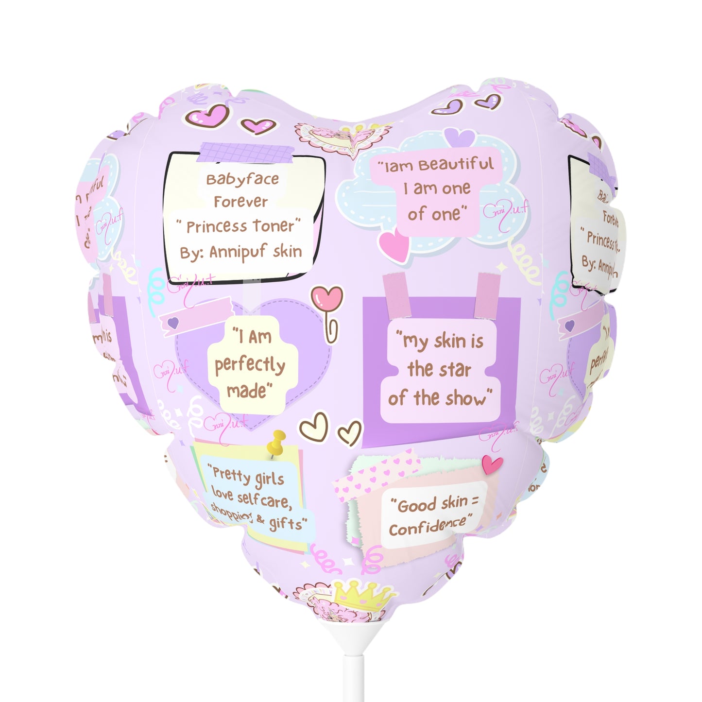 (I LOVE ME) Balloon (Round and Heart-shaped), 11"(GIFTS)