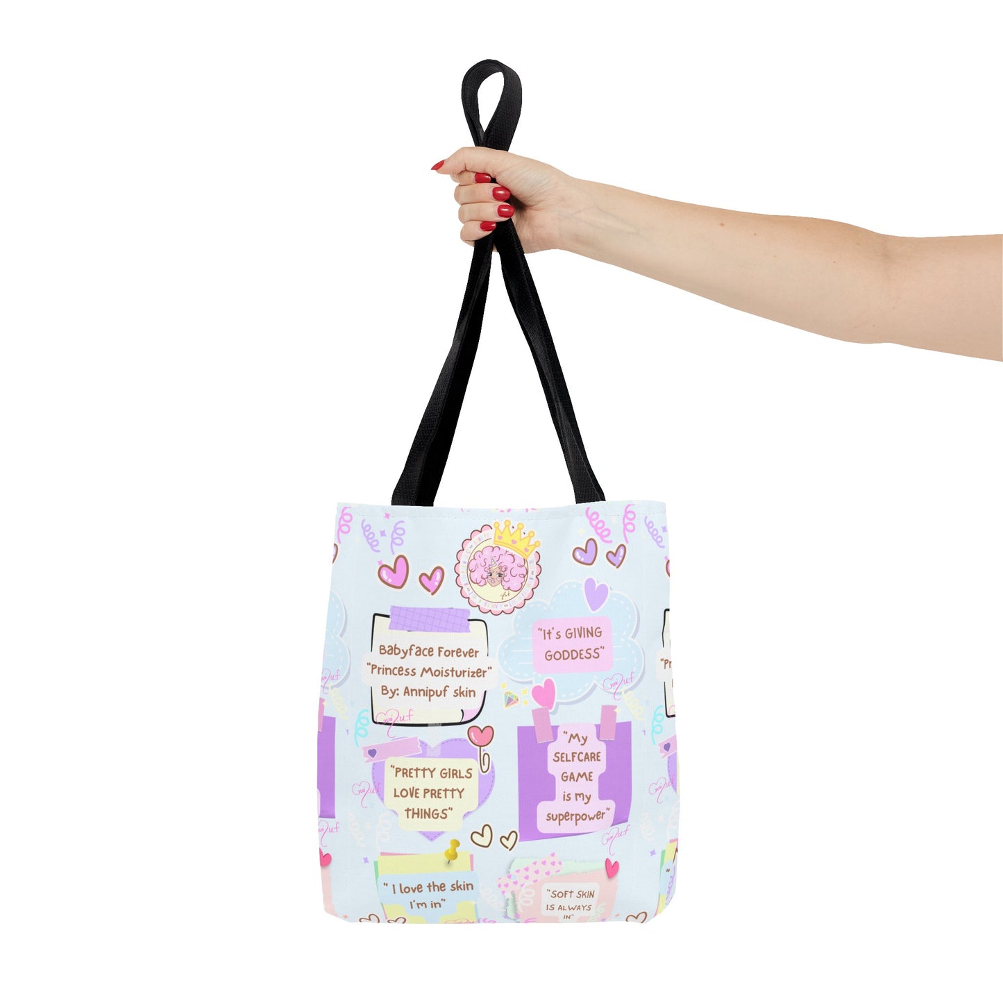 All we need is self-love Annipuf Tote Bag (AOP)