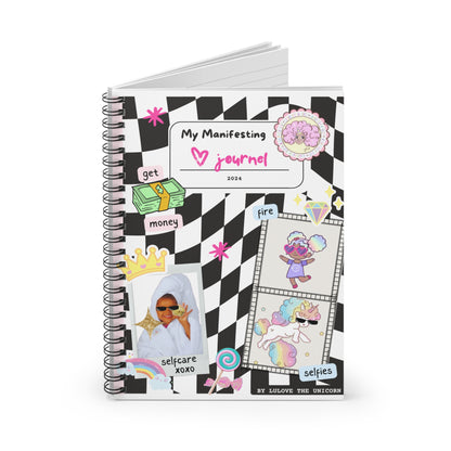 Lulove The Unicorn Pretty girl era Spiral Notebook - Ruled Line