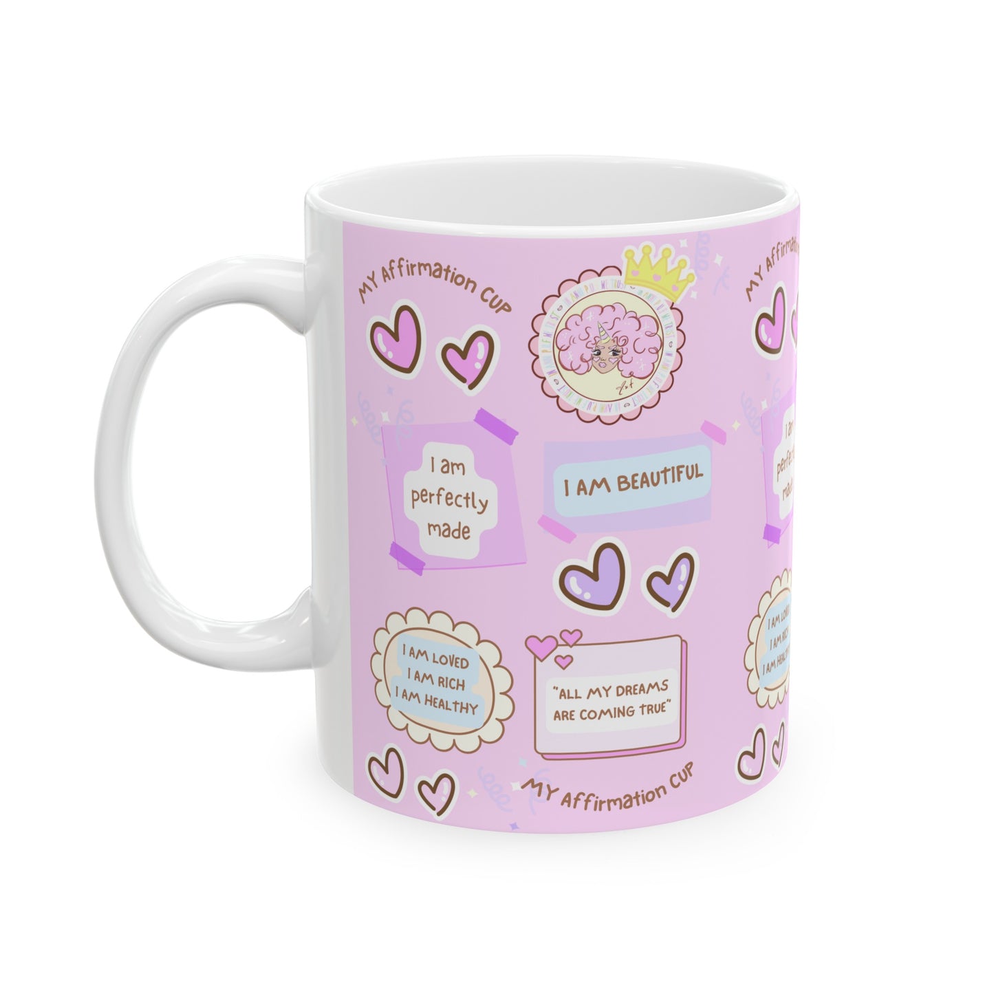 I LOVE ME ANNIPUF Ceramic Mug, (11oz, 15oz)