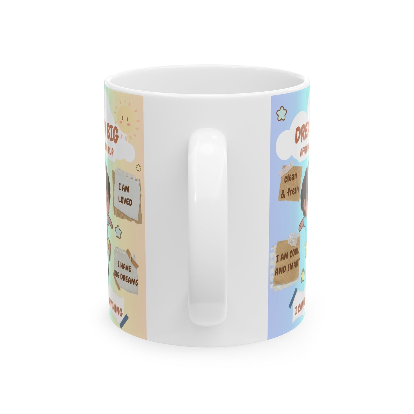 Annipuf (DREAM BIG) Ceramic Mug, (11oz)