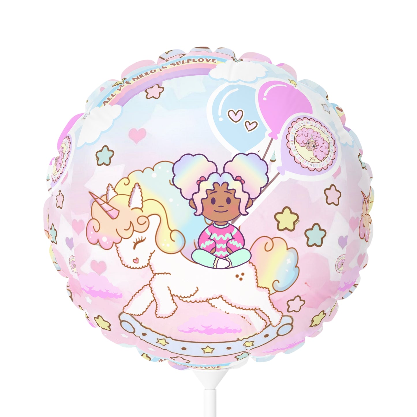 Welcome New Baby Balloon (Round and Heart-shaped), 11"(gifts)