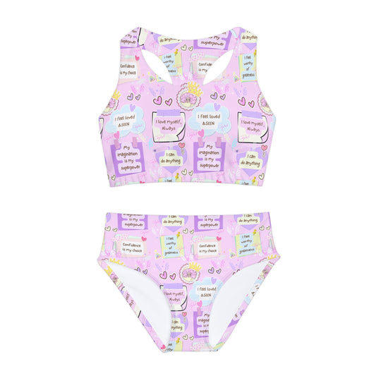 Im perfect Girls Two Piece Swimsuit (AOP) summer