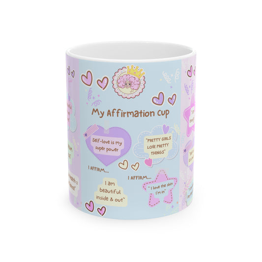 Annipuf Self-love Affirmation Mug, (11oz, 15oz)