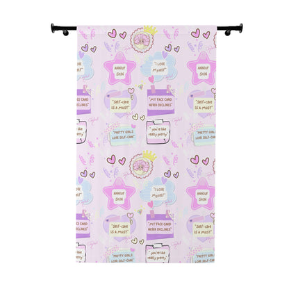 Pretty girl Annipuf Window Curtains (1 Piece)